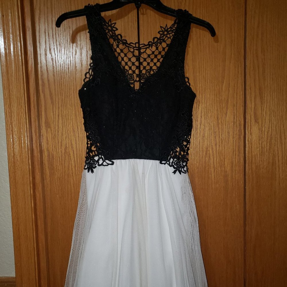 Black & White Formal Dress